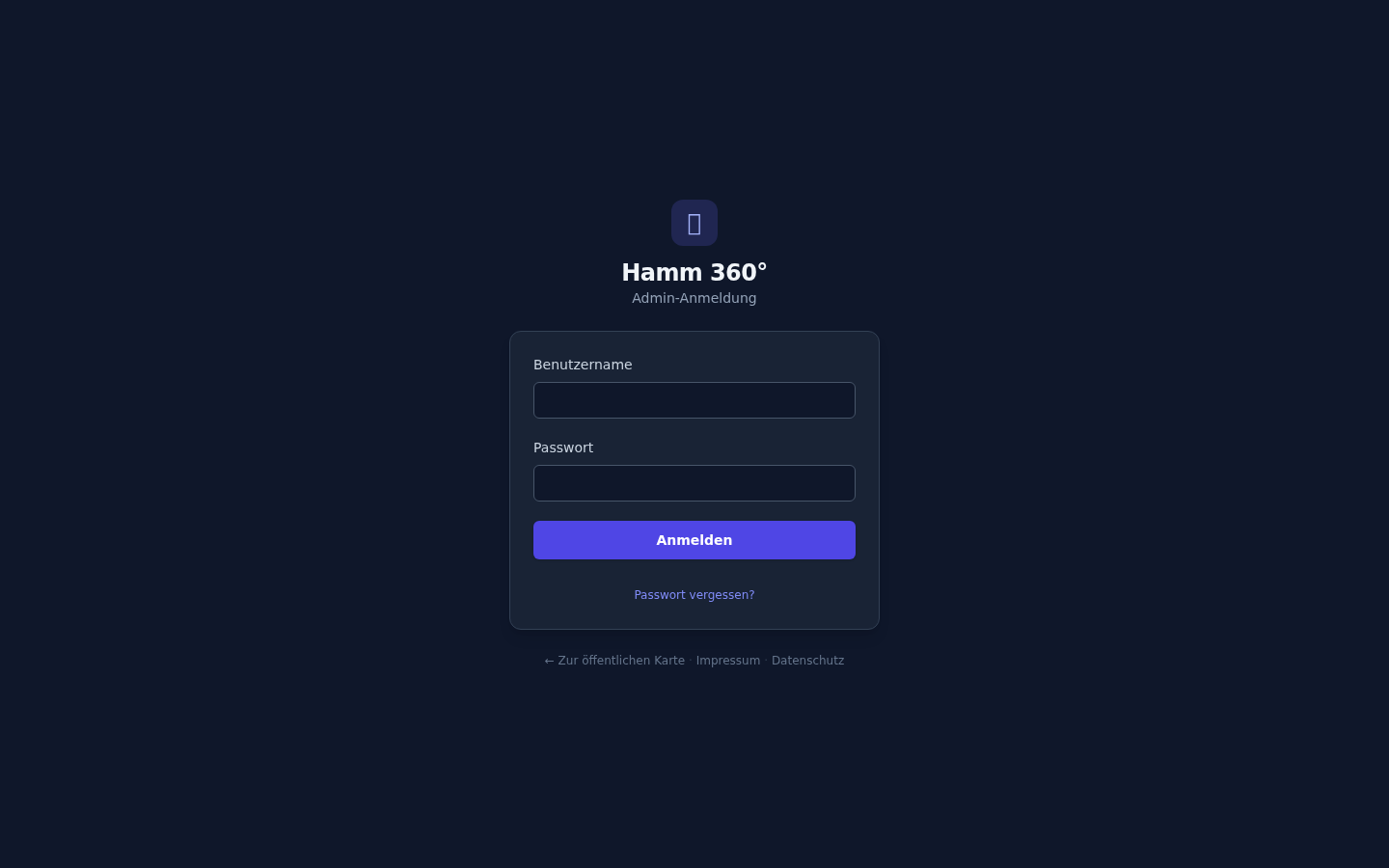 Login-Seite